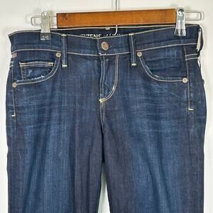 Citizens of Humanity Ava Low-Rise, Straight Leg Jeans, Dark Wash, Sz 25